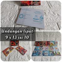 Gambar Undangan ulang tahun model lipat / undangan pesta - 9x13 tipis dari Anugrah Plastik_NEW Kota Surabaya 2 Tokopedia