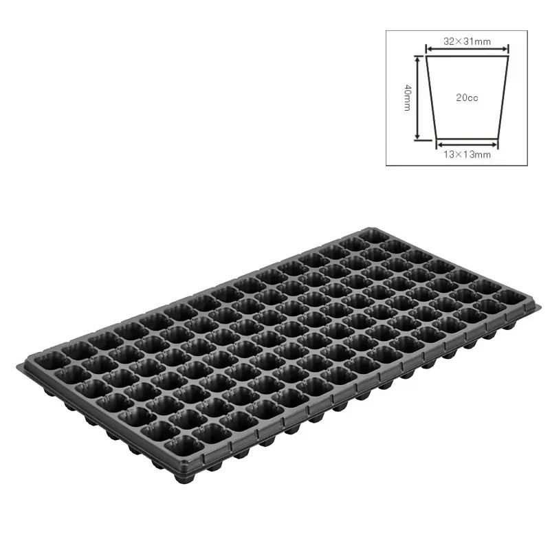 Tray Semai 50 105 128 Lubang 10-40pcs Potray 0.8mm Seedling Tray Dulang Benih Berkualitas Tinggi