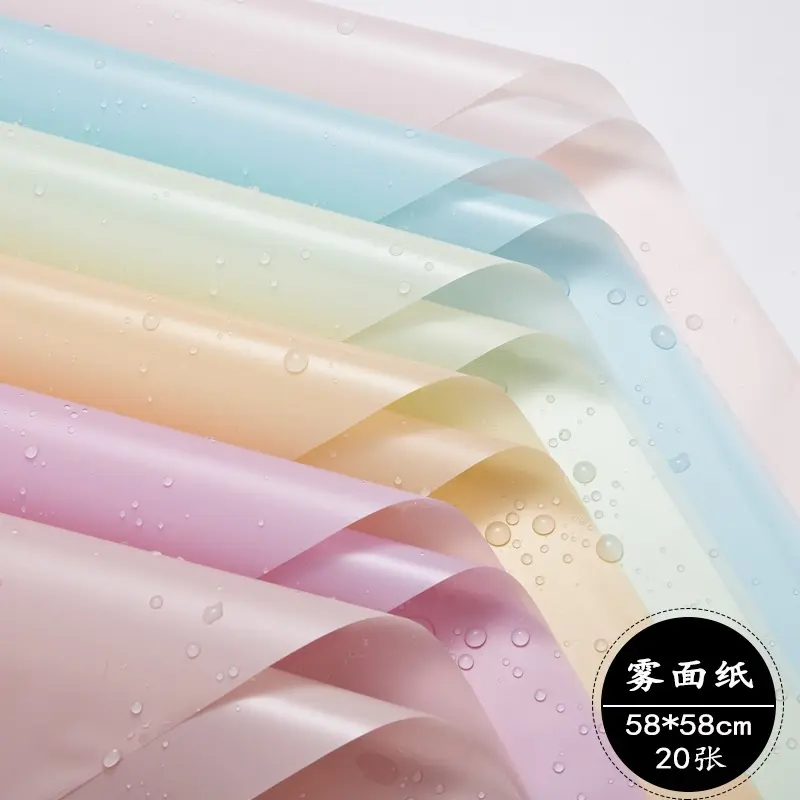 Semi Transparan Cellophane Wrapping Paper Kertas Bunga 2