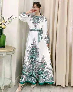 CT782 Gamis Cantik Bahan Satin Silk Import