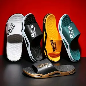 Sandal Slip-On Pria Dewasa Sandal Jepit Sport Sendal Slide Karet Elastis