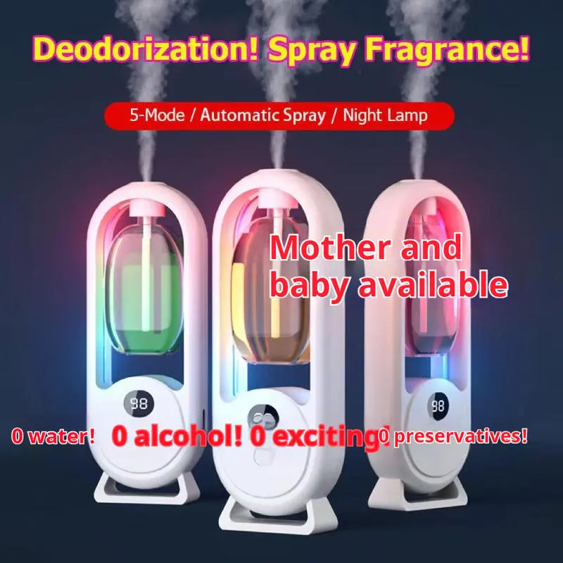 Aroma Diffuser USB Rechargeable Perfume Humidifier Essential Oil Colorful Aromatherapy Lamp