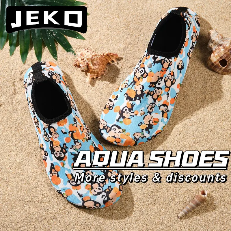 JEKO Soft-soled Aqua Shoes for men&women, swimming shoes, river