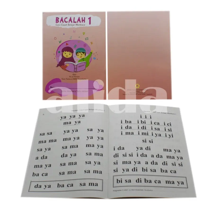 Buku BACALAH Jilid 1-3, Cara Cepat belajar membaca - 1Set 3Buku