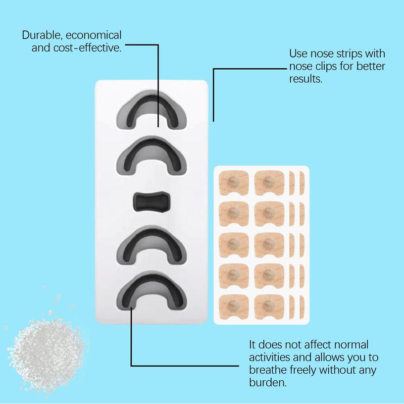 Product Introduction of Nasal Care Set, 1 Box Gentle Ingredients Nasal Strips & Nasal Patch, Portable Nasal Care Products for Home & Travel 2