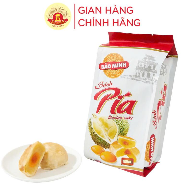 Bánh pía trứng Bảo Minh 300g đậm vị sầu riêng