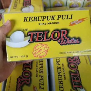 Kerupuk Puli Khas Madiun 400 gram Mentah / Lempeng Madiun cap Telor Walet