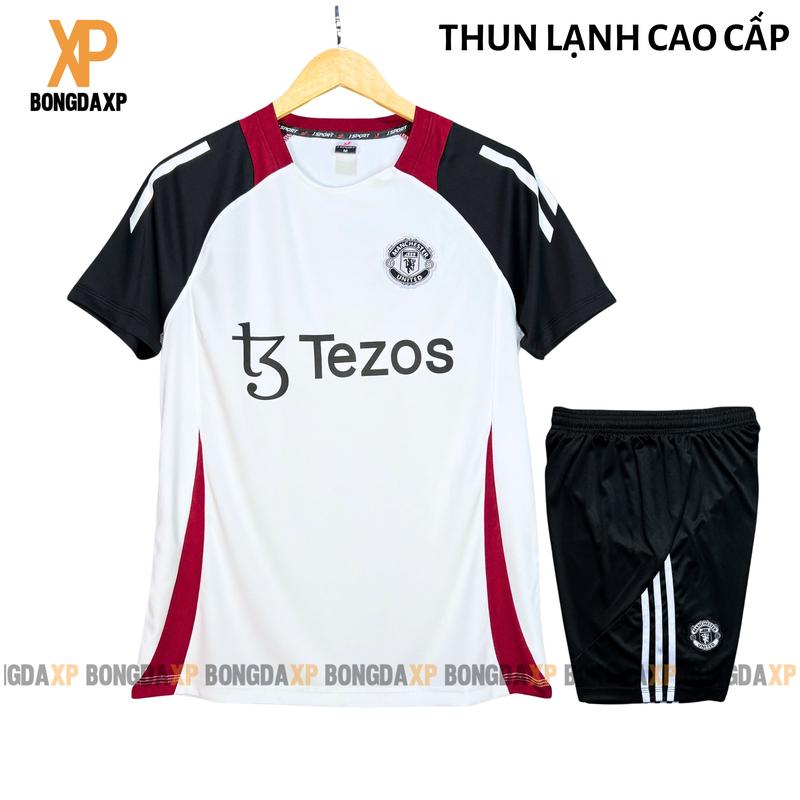 Áo Đá Bóng MU Sâp Tập 2025, Đồ Đá Banh Vải Thun Lạnh Cao Cấp