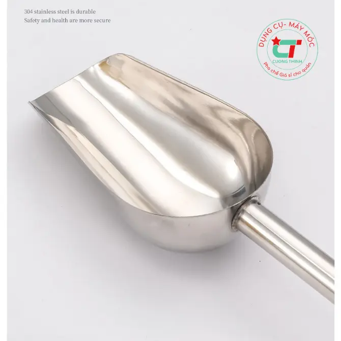 Muôi xúc đá Inox size lớn 1