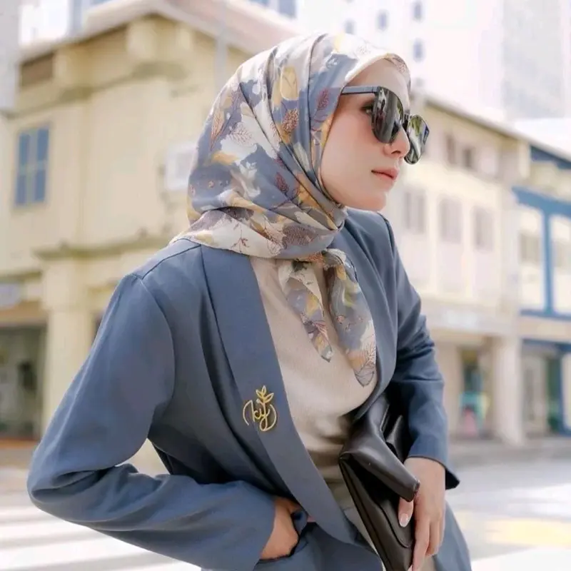 JILBAB SEGIEMPAT MOTIF PREMIUM LASERCUT Mewah 3