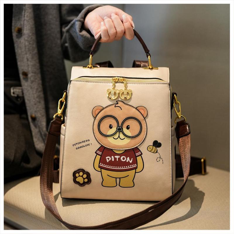 Balo đẹp nữ da mềm chuẩn from beibaobao kèm dây đeo vai đa năng hàng quảng châu cao cấp T740