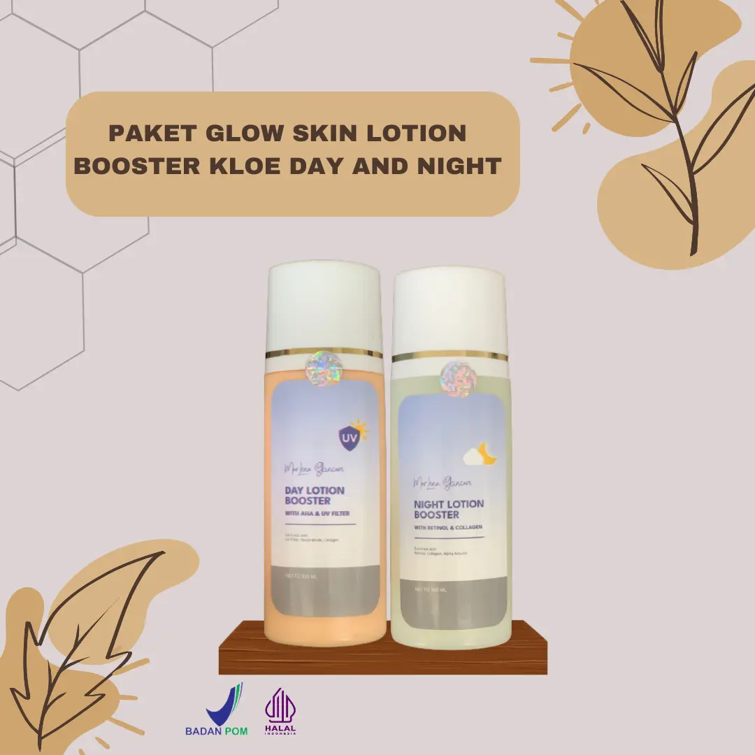 BODYLOTION BOOSTER  MARLENA SIANG DAN MALAM LOTION WHITENING BPOM