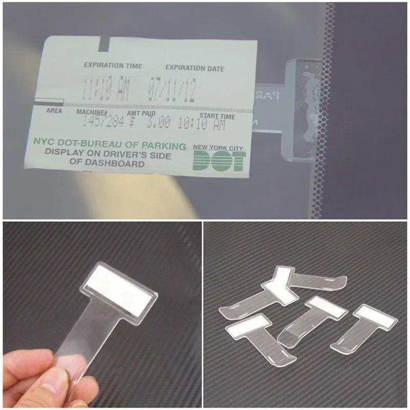 Auto Fastener Card Bill Car Parking Ticket Clip Holder Mount Storage ...