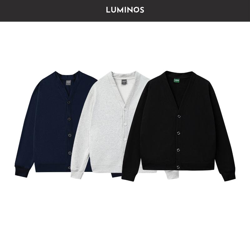 Áo Cardigan Luminos Basic - Áo Khoác Cardigan Nỉ Bông Cào Mềm Mại Form Regular - Luminos Brand