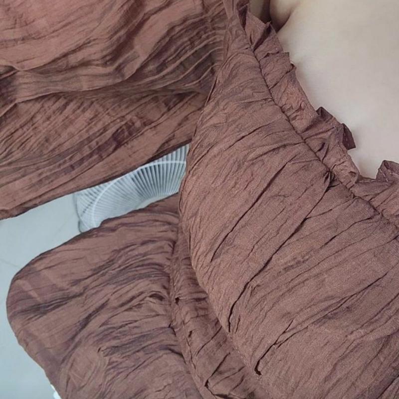 Áo trễ vai tay bồng dài BIGSIZE H001 2