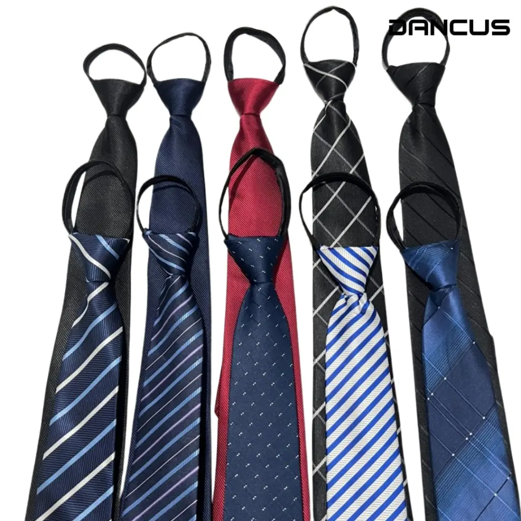 Dancus Dasi Instant Pria Motif Elegant Neck Tie Ukuran 8cm