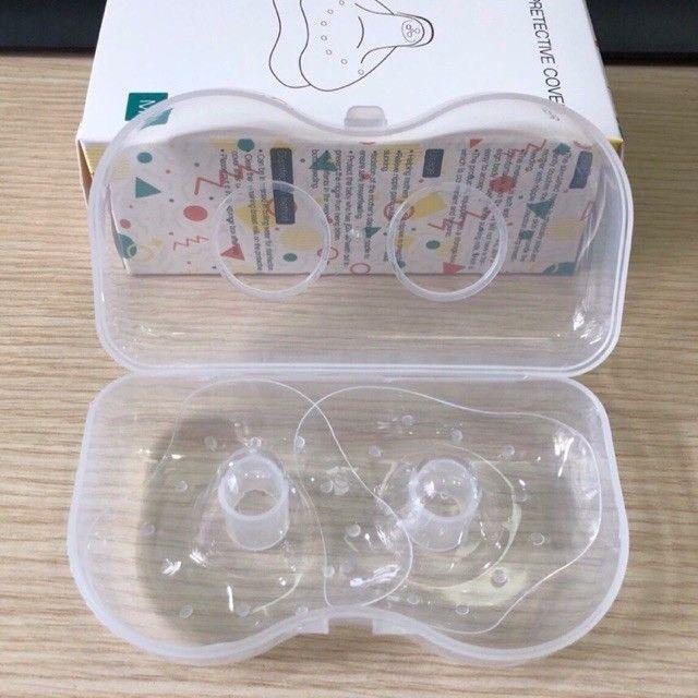 Bộ 2 núm trợ ti medela, hỗ trợ cho con bú, núm silicon an toàn cho bé, tiện lợi cho mẹ, núm trợ ti 1