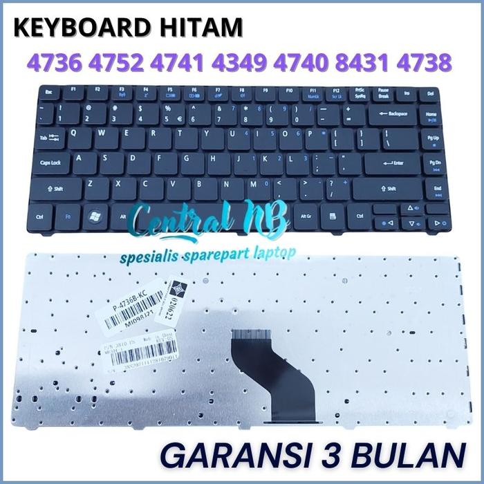 Jual Keyboard Compatible For Aspire 4750 4752 4738 4739 4740 4810 4935 ...