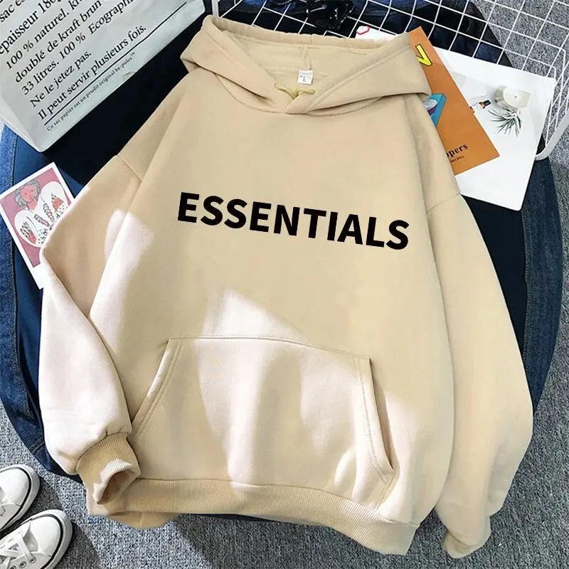 Essentials Hoodie Men And Women's Hoodie Joggers Brand Print Vintage Sweatshirt Couple Hoodies Women Clothing Free