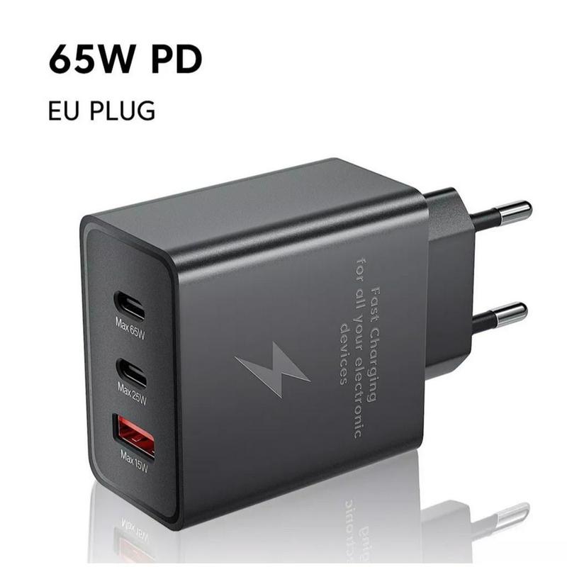 Bộ Sạc Siêu Nhanh Samsug 65W ( Củ sạc + Cáp C to C) cho SS và nhiều dòng máy. 1 chân USB. 2 chân Tyec. BẢO HÀNH 1 ĐỔI 1 trong 6 tháng Bộ Sạc Nhanh Phụ Kiện sacnhanh android cục 4