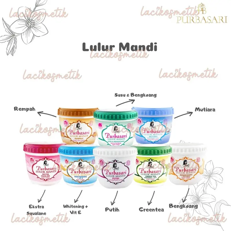 PURBASARI LULUR MANDI - BODY SCRUB PURBASARI 3
