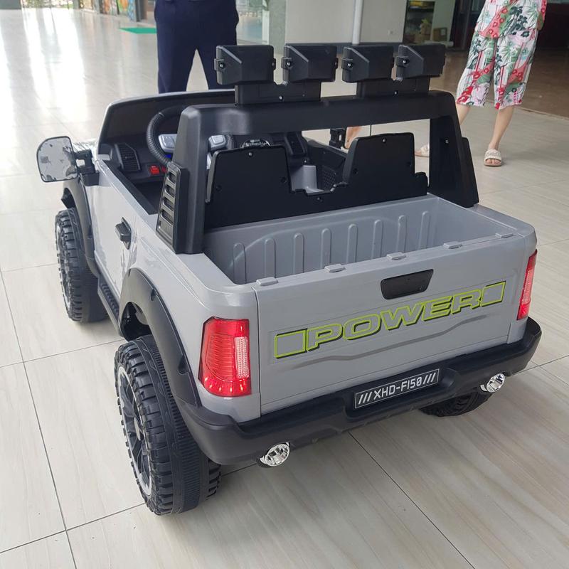 Ô Tô Xe Điện Cho Bé Ford POWER, 2 Chỗ 4 Động Cơ Tải 80KG, Ghế Nhựa Bánh Nhựa, Kết Nối Bluetooth Đồ Chơi 9