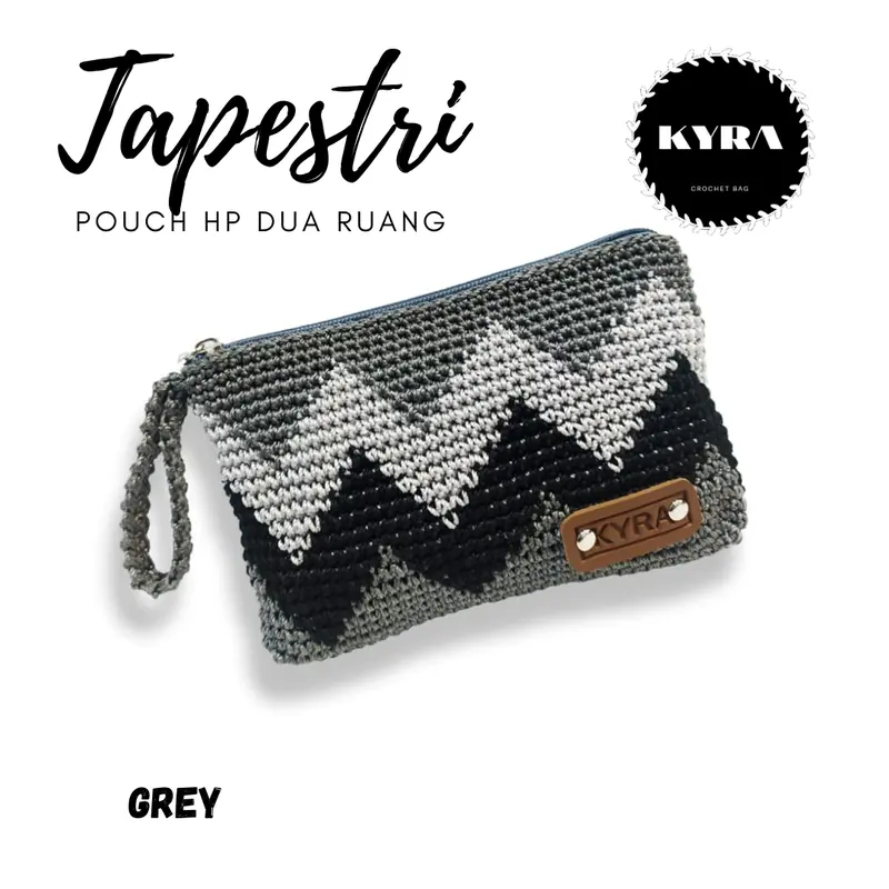 DOMPET RAJUT TSPESTRI DUA RUANG 2