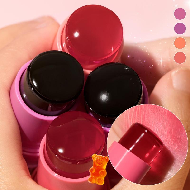 Product Introduction of Fruit Jelly Blush, Long Lasting Waterproof Blusher Stick, Cheeks Contour Blush  Cream, Natural Look Blush for Daily Makeup 10