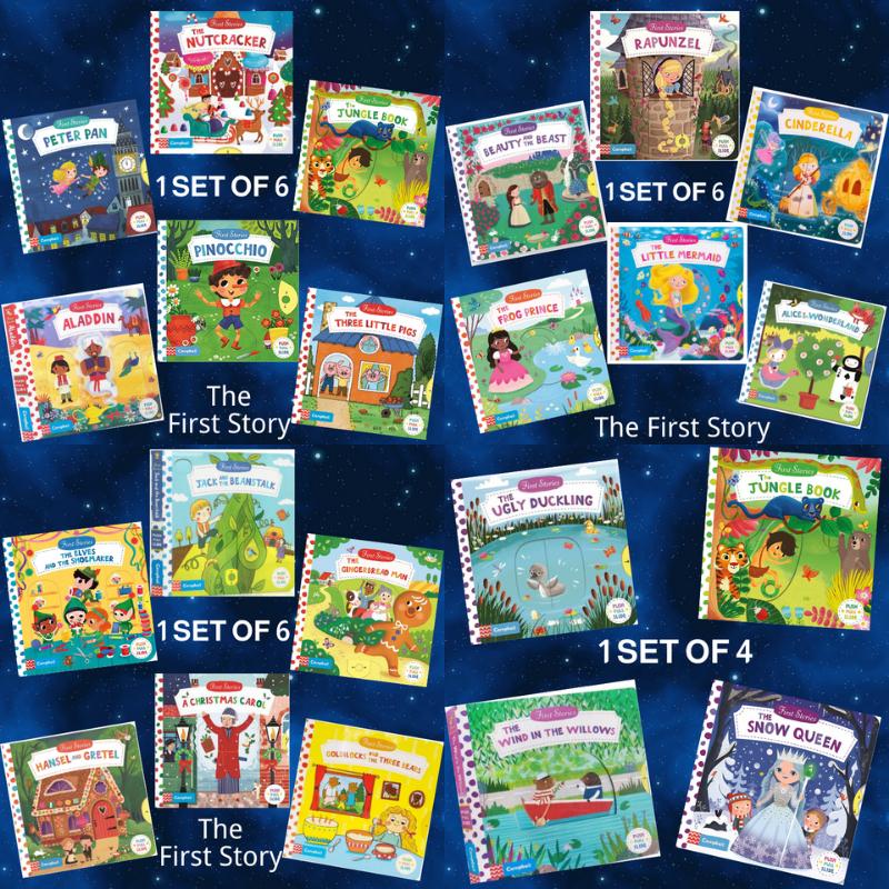 Product Introduction of Casual Campbell My First Story SET My First PulltheTab Fairy Tale Board Book Chidren Book Baby Book Educational 0