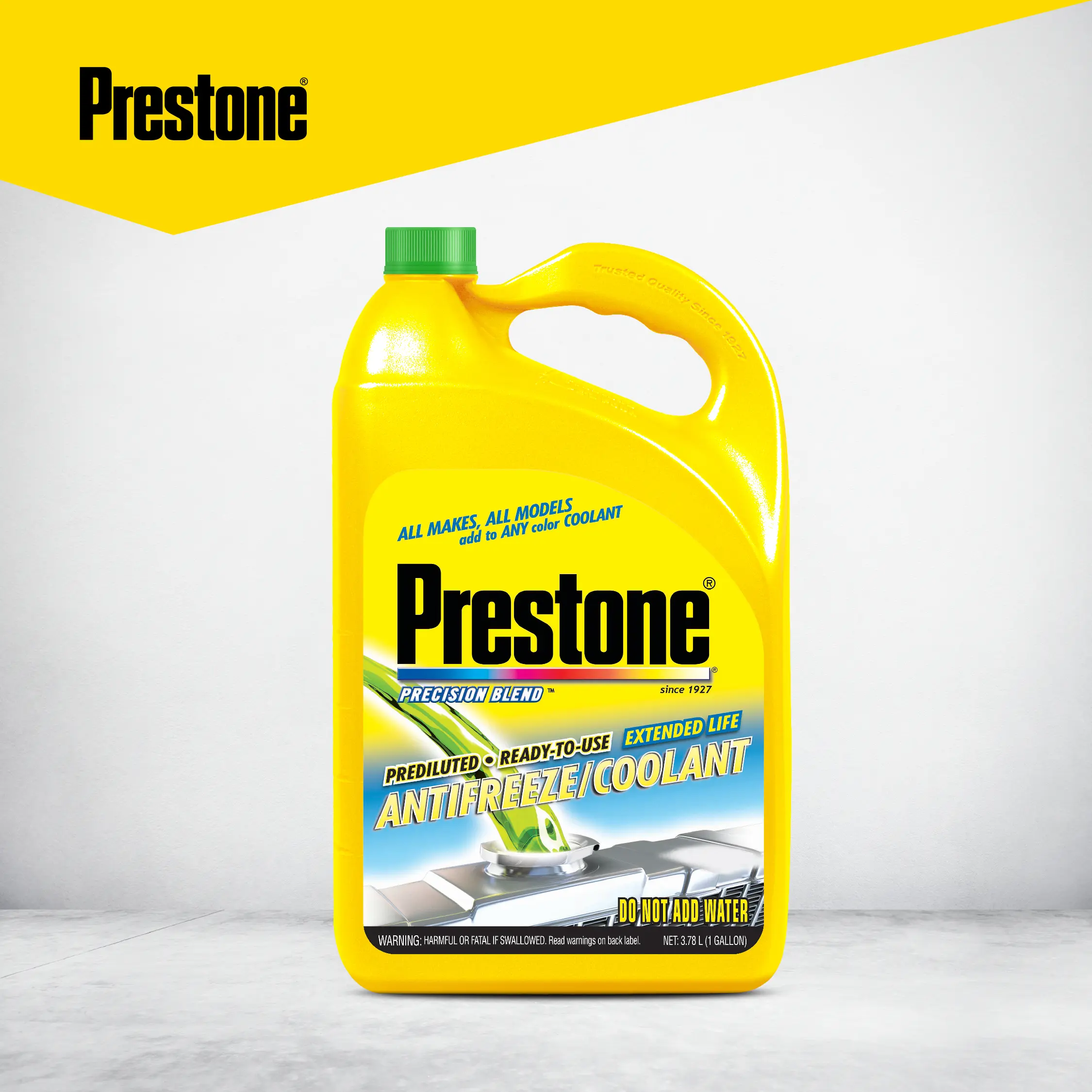 PRESTONE Ready To Use 33% Green 3.78L Air Radiator Mobil Motor Siap Pakai