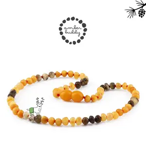 Amber Buddy | LE546 Kalung Amber Bayi 32cm. Edisi Terbatas