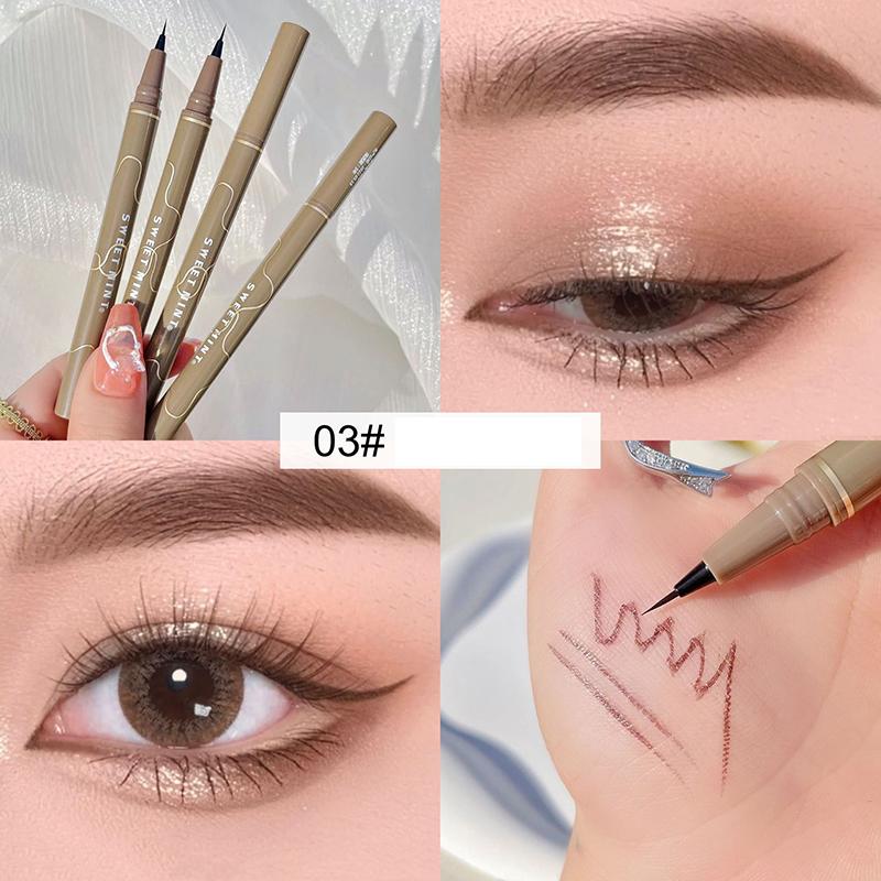 Product Introduction of Sweet Mint Colour Liquid Eyeliner Pencil - Black, Brown, White - Long Lasting & Waterproof - Eye Makeup#EyelinerPencil #LongLasting #Waterproof #EyeMakeup #ColorfulEyeliner #LiquidEyeliner 16