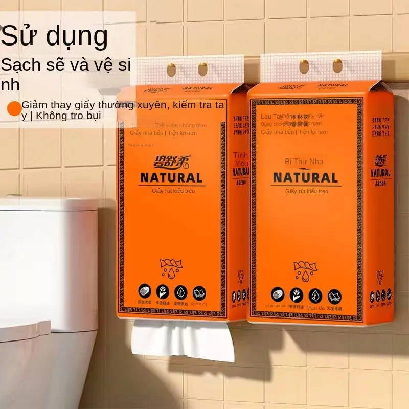 Khay Lấy Giấy Treo, Bán Buôn Cả Hộp, Sử Dụng Trong Gia Đình, Khăn Ăn Có Thể Tháo Rời Dày Dặn