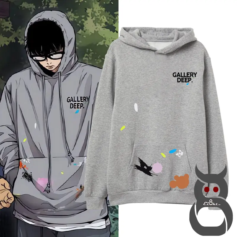 Jaket Hoodie Jayjo Gallery Deep Wind Breaker Full Colour Comic Korea