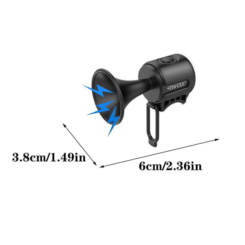 Product Introduction of Bike Bell Electronic Loud Horn ABS Safety Electric Speaker Ring Bell Warning Alarm Bell 43
