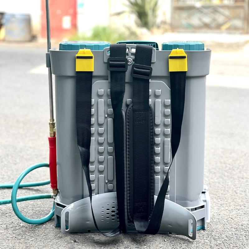 BÌNH XỊT ĐIỆN DEWOO 2 BƠM CÓ ĐẢO 20L tự ngắt khi khoá van vỏ  bình