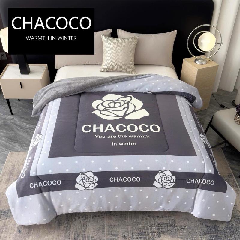  Chăn lông thỏ CHACOCO cao cấp vải  lì cao cấp 2m*2m3 4kg chăn chan  muadong chan  long 
