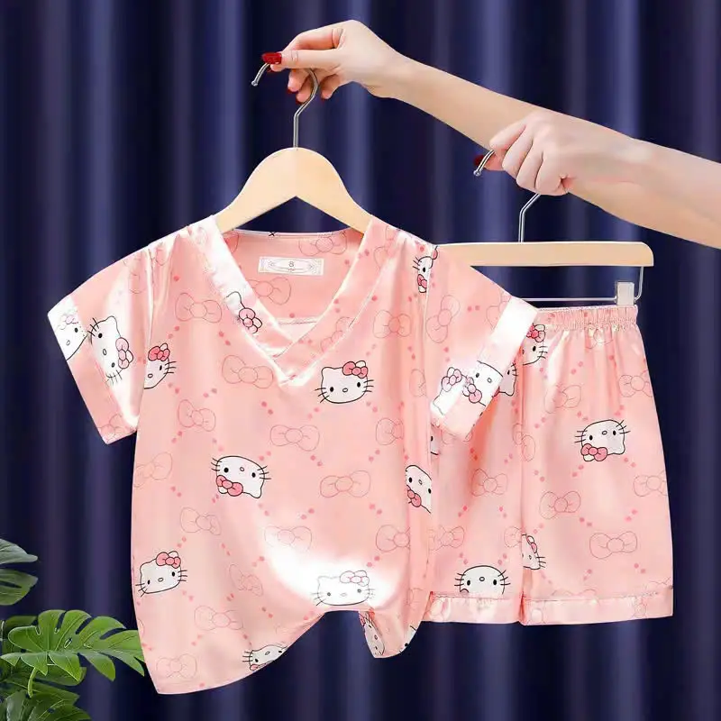 Set Quần Áo Mẫu H.H mùa hè dành cho Bé Gái sz 9-44kg.chất liệu cotton thông hơi mát mẻ ao  phat