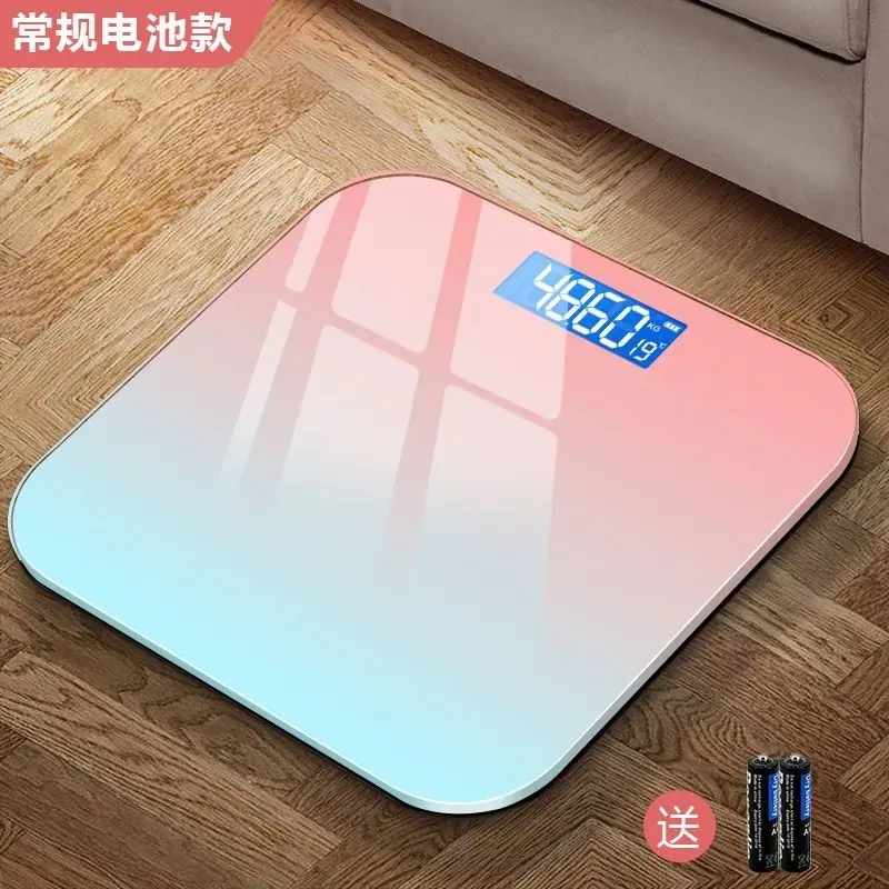 Cân điện tử màu loang thiết kế mới màn hình led, số đo chính xác, tải trọng 180kg