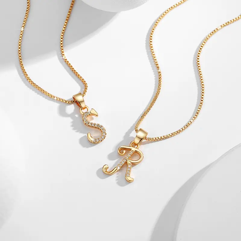 Y877 Kalung Wanita Huruf Fashion Kalung 0riginal jewellery 3