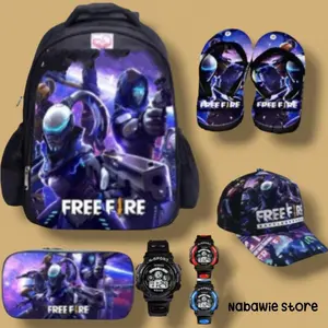 Tas Keren Anak Laki-Laki PAUD TK Karakter Free Fire Fashion Pakaian
