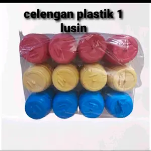 celengan plastik kecil 1 lusin isi 12pcs
