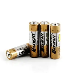 Maxwatt Baterai AA 1.5V Alkaline Non-Rechargeable 4 Pcs dalam Kemasan Tertutup Tegangan Standard AA - Batrei
