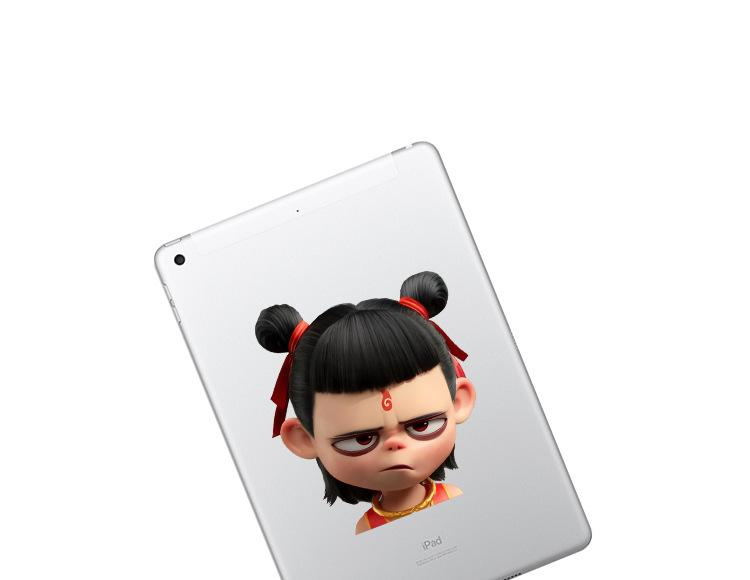 Product Introduction of New Magic Child Nezha Cartoon Movie Car Motorcycle Electric Vehicle Waterproof Sun Protection Sticker Creative Personalized Sticker Cartoon Anime Scratch Cover Funny Sticker 21