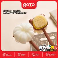 Gambar (Best Offer) Goto [COD] Cleya Scrubber Bath Sikat Badan Untuk Mandi Anti Slip 2in1 - A-SIL PINK dari Goto Living Kota Tangerang 5 Tokopedia