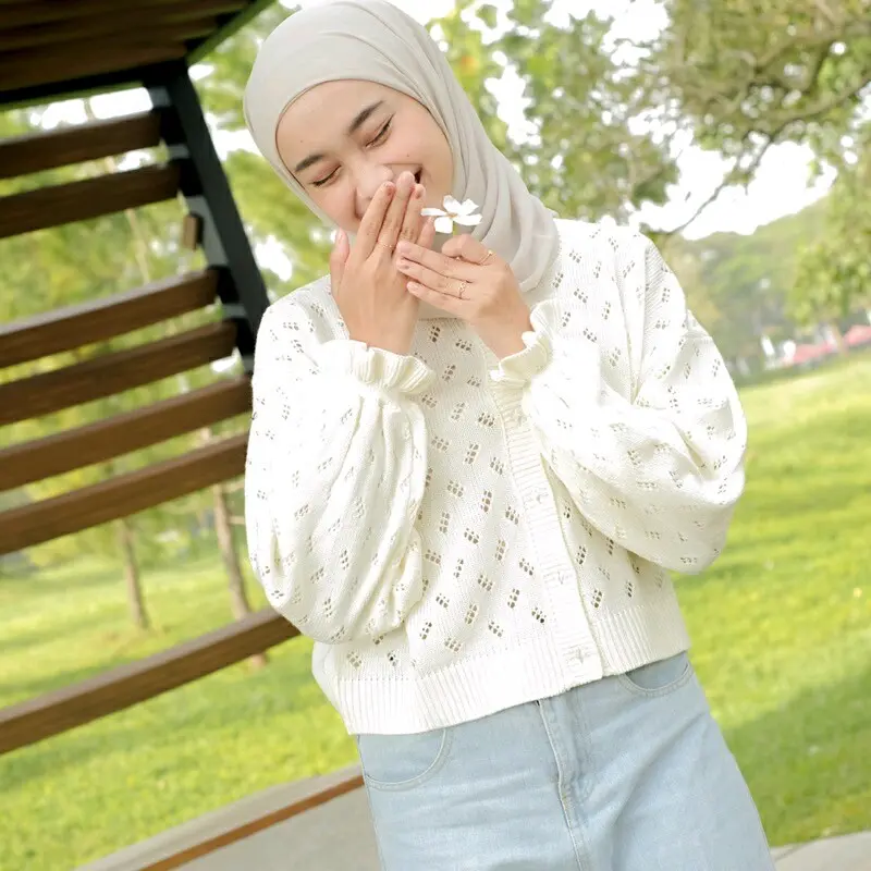 cardigan / Poppy cardigan rajut / baju outfit cewek / blazer wanita / cardigan rajut Atasan 0