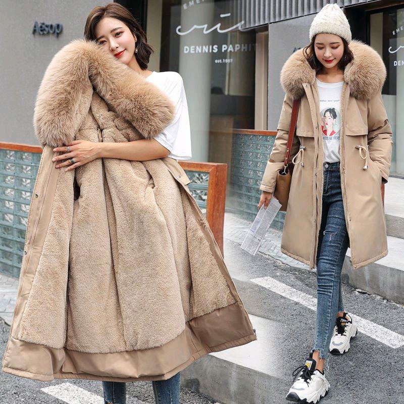  Áo parka lót lông dáng dài hàng Quảng Châu 