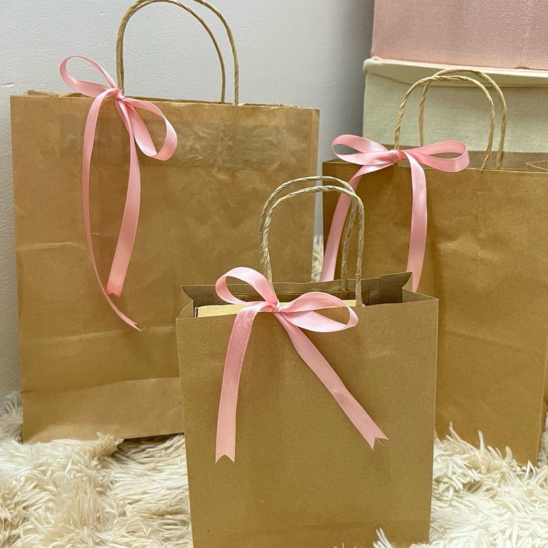 Túi Giấy Đựng Tặng Trang Trí Nơ Ruy Băng Tạo Điểm Nhấn Dễ Thương Nhiều Size Phù Hợp Nhiều Dịp Lễ hộp không đựng gói chilltime giỏ tết vali cuộn rơm gối bọc giấy gấp hộp gói hàng tự làm quatang bannu qua tang