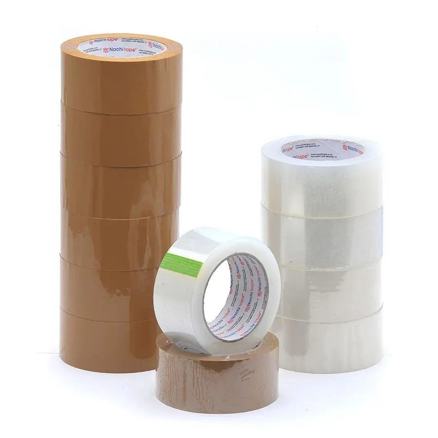 (Isi  6 pcs ) Lakban Nachi Bening  1 slop / Isolasi Besar / Lakban bening / Lakban Coklat