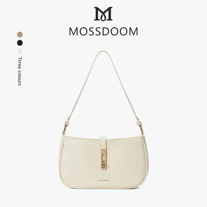 MOSSDOOM Tas Wanita Clara Bag Mode Sederhana Tas Selempang Ketiak Tas Bahu Wanita#